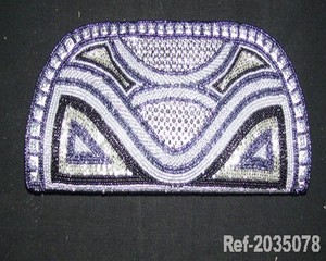 Bolso de Noche de Satén con Diamantes Exquisitos para Mujer, Diseño de Verano, con Cadena y Cierre, Bordado de Cuentas Hecho a Mano, con Pedrería, de Lowellcraft - Product Image 3