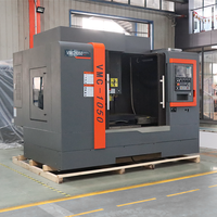 Centre d'usinage vertical à broche unique VMC1050 CNC, broche BT40, table rotative à quatre axes, automatique, haute précision