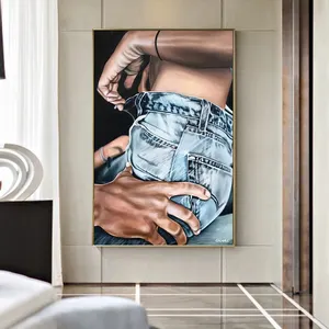 Le donne Sexy Pop Cool Fashion ragazze ritratto arte della parete immagini e poster stampati su tela per la casa soggiorno arredamento