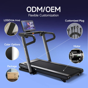 Tapis de course pliable de qualité marathon, silencieux, électrique, pour la course à pied, usage commercial et domestique, double usage - Product Image 6