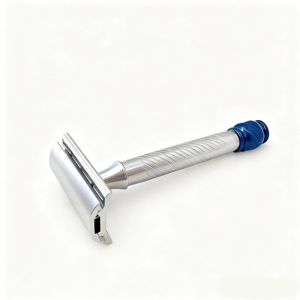 Smooth Shave Consistent Performance Traditional Wet Grooming Wet Aluminum Shaving <strong>Razor</strong> Daily Use for Men - Product Image 2