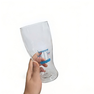 Verre à bière fantaisie en PET transparent de 450 ml (16 oz) en forme de fesses, 40 g, gobelet en plastique personnalisé pour événements - Product Image 1