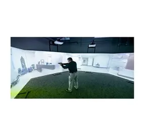 30 sentuhan populer pengendali jarak jauh permainan menembak laser Dinding Interaktif Proyeksi interaktif untuk pameran