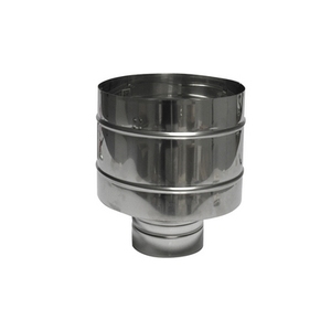 Terminale per Canna Fumaria in Acciaio a Forma di Barile da 180mm per Componenti di Ventilatori - Product Image 1