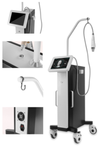 Appareil de rajeunissement cutané RF sur pied avec poignée détachable pour traitement du visage - Product Image 2