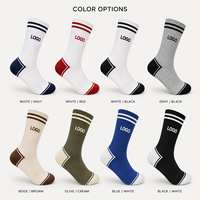Chaussettes de sport pour jeunes et adultes avec logo personnalisé, respirantes, pour la course à pied et l'entraînement, 100% coton, antibactériennes, OEM ODM