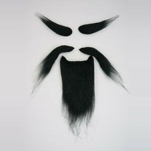 Barba, <span class=keywords><strong>Bigote</strong></span> y Cejas Autoadhesivas de Monje Shaolin Chino, Pelo Facial Falso para Fiestas - Product Image 5
