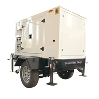 Groupe électrogène diesel sur remorque 80 kVA à prix abordable avec moteur Cummins et 50/60 Hz pour l'alimentation électrique extérieure