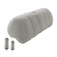 Oreiller érotique gonflable Kamasutra pour couple et menottes pour mains/pieds (y compris pinces) avec stimulation silencieuse pour bondage SM