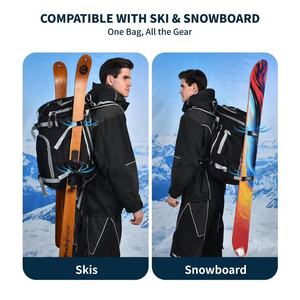 Mochila <span class=keywords><strong>para</strong></span> Botas de Esquí y <span class=keywords><strong>Patines</strong></span> de Hielo con Logotipo Personalizado, Impermeable, Venta al Por Mayor de Fábrica BSCI 2026 - Product Image 4