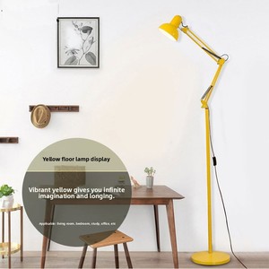 Lampada da terra nordica moderna con paralume pieghevole e staccabile Design semplice lampada alta Standing per il soggiorno - Product Image 5