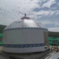 Camping en plein air géodésique polycarbonate igloo dôme maison serre tente kit glamping dôme maison