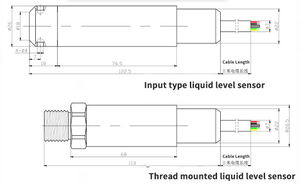 مراقبة مستوى السائل بدقة عالية من UNIVO: مستشعرات مستوى الماء + الزيت + خزان الوقود + الهيدروليكي + الزيت - Product Image 2