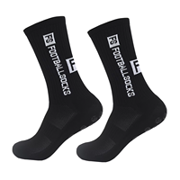 Chaussettes de football en polyester tricoté élastique antidérapantes avec semelle antidérapante pour adultes et jeunes, vente en gros