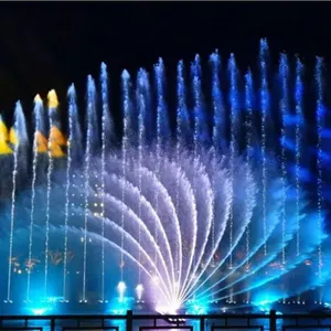 AWS Guangzhou Stainless Steel Musical Fountain Make High-End Musical Fountain Art Water Show Project