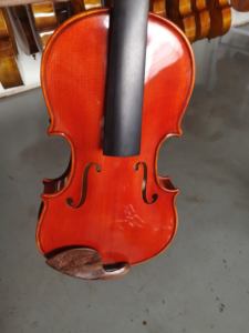 Violon professionnel 4/4 en épicéa italien et érable roumain, son puissant, table en épicéa massif, dos en érable, pièces en palissandre - Product Image 5