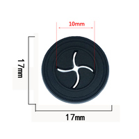 Vente en gros, caoutchouc de silicone, pvc souple, patch de trou de port d'écouteur 20mm étoile OEM bienvenue
