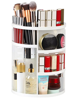 Conception exquise 360 organisateur cosmétique rotatif étagère acrylique multifonctionnelle boîte de maquillage pour commode de bureau