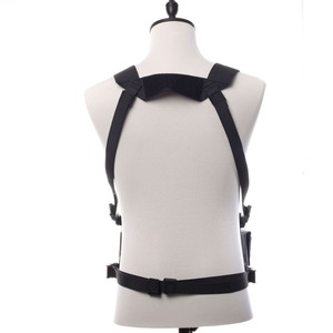 เสื้อกั๊กยุทธวิธีของเลกัมสายสะพายไหล่กระเป๋าคาดเอวกีฬากลางแจ้งผ้าอ็อกซ์ฟอร์ดสีดำทรงพอดีตัว - Product Image 2