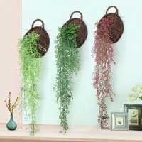 Panneau mural vertical en plastique pour jardin artificiel et panier – Décoration intérieure écologique pour mariages et Nouvel An