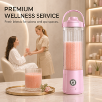 Mixeur Portable USB Rechargeable 550ml Sans BPA Anti-fuite 6 Lames pour Smoothies avec Option OEM en Gros pour Salons de Santé et de Beauté
