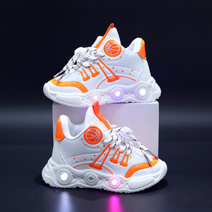 Factory <b>Kids</b> Shoes Light Led Children Sports Shoes PU Material Casual Light Shoes Sneakers for <b>Kids</b> Chaussures Pour Enfants - Product Image 2