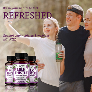 مكمل غذائي من شوك الحليب 380 ملغ لدعم وظائف الكبد وإزالة السموم للبالغين، 60 كبسولة/زجاجة، توريد بالجملة من المصنع - Product Image 5