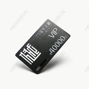 ผลิตภัณฑ์ใหม่ บัตรธุรกิจเปล่า สแตนเลสสีดำด้าน พิมพ์ลาย UV พร้อม GPS - Product Image 2