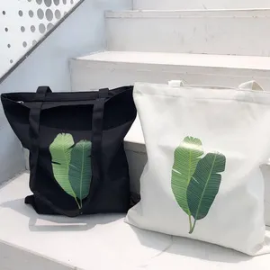Individuelles Logo Größe bedruckte umweltfreundliche recycelte wiederverwendbare einfache große organische Calico-Baumwoll-Lenkwand Lebensmittelgeschäft Einkaufstasche