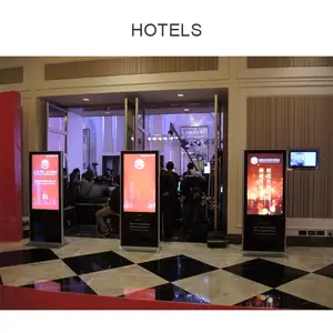 Напольная 55 дюймовый комнатный рекламный ЖК-дисплей интерактивный сенсорный экранов AD киоск автономный СВЕТОДИОДНЫЙ цифровой цифровых носителях рекламы