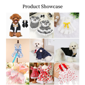 Trajes de Esmoquin de Terciopelo de Lujo Personalizados para Perros y Gatos Machos y Hembras con Accesorios Decorativos - Product Image 5