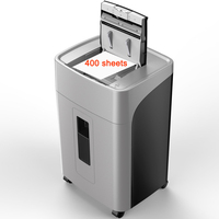 Déchiqueteuse de papier professionnelle à alimentation automatique, coupe croisée 4*12mm, 24h de fonctionnement continu, pour CD, cartes, documents, P4