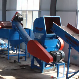 Used Plastic Pet Bottle Crushing Washing Drying Recycling Line