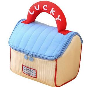 Bolsa de <span class=keywords><strong>Maquillaje</strong></span> con Forma de Casa, Bordada, Linda, Portátil, para Viaje, Bolsa de Cosméticos y Artículos de Aseo - Product Image 1