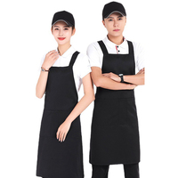 Tablier en cuir AI-MICH uniforme de chef réglable imperméable et résistant à l'huile café Western Restaurant Smock fabriquer en gros