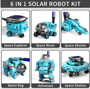 Proyectos STEM para Niños, <span class=keywords><strong>Robot</strong></span> Solar, Juguetes Espaciales, Regalos para Niños y Niñas de 8 a 14 Años, Robots de Experimentos de Construcción 6 en 1 para Adolescentes - Product Image 3