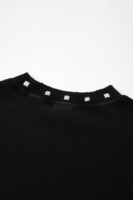 T-shirts à manches longues pour hommes, coupe ample et oversize, épaules tombantes, en maille gaufrée, imprimé numérique, style streetwear vintage américain, collection automne