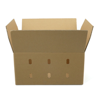 Benutzer definierte 120 cm * 8 cm * 8 cm große und dünne Karton verpackung Versand Umzugs karton für Griffe
