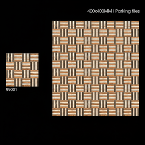 Carreaux de porcelaine d'extérieur haut de gamme 40x40 cm 400x400 mm 16x16 pouces finition mate antidérapante pour allées de stationnement, voies de circulation et terrasses - Product Image 1