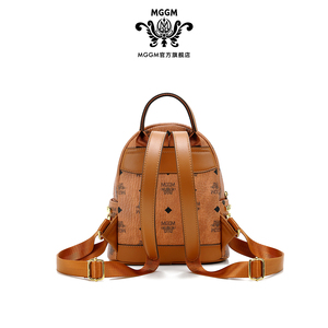 2025 Designer Waterproof Geometric Letter Pattern Backpack Luxury PU Leather Double Shoulder Bag Casual Travel School <strong>Knapsack</strong> - Product Image 2