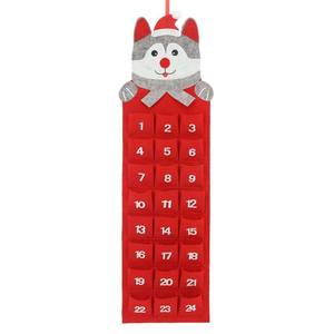 Nouvel Arbre de Noël en Feutre Polyester Fait Main pour Enfants, Ornement Suspendu Non Tissé pour Décorations de Porte de Noël - Product Image 5