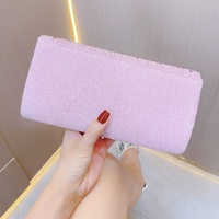 Pochette de soirée en strass dorés, sac à main plissé en cristal pour femme, idéal pour mariage et bal de promo
