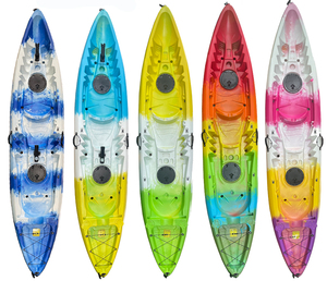 <span class=keywords><strong>Duro</strong></span> Plastique Boat waterplay Craft doble de pesca en <span class=keywords><strong>mar</strong></span> order 3 plazas familia 2 personas tándem pesca recreativa Canoa kayak - Product Image 1