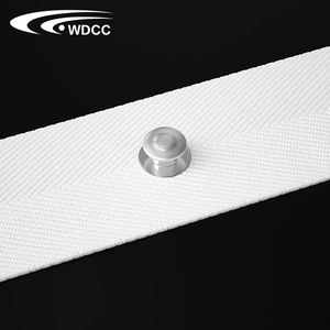 Ruban pour rideaux blanc, ruban plissé pour rideaux, ruban décoratif pour rideaux avec crochet en aluminium - Product Image 2