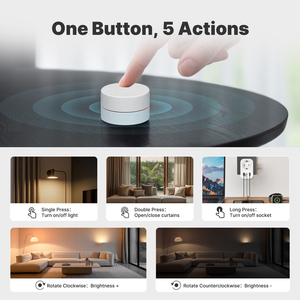 מתג סצנות חכם LangYeao Zigbee 3.0, מתג עמעום אלחוטי עם שלט רחוק של Tuya לבית חכם, 5 פעולות - Product Image 4