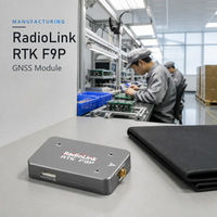 Module GPS RadioLink RTK F9P de précision centimétrique pour la cartographie et la topographie par drone, compatible avec le contrôleur de vol Pixhawk