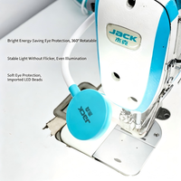 Nouvelle lampe et ventilateur magnétique 2-en-1 pour machine à coudre, lumière douce pour protéger les yeux, 3 vitesses réglables, lampe de travail LED pour usine de confection