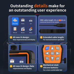 HC368 Kfz-Fehlerdiagnosegerät OBD2-Testwerkzeug Motor-Batterie-Datenstrom-Erkennungs- und Decodiergerät - Product Image 4