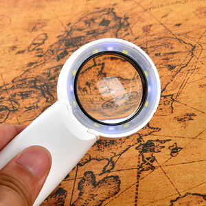 Sửa chữa đồ trang sức kiểm tra USB-C có thể sạc lại 60x25mm 35x37mm Kính lúp chiếu sáng với 6 đèn LED 3 đèn UV - Product Image 5