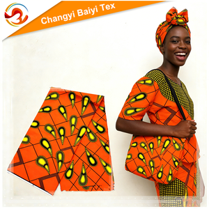 Tissu <span class=keywords><strong>pagne</strong></span> <span class=keywords><strong>africain</strong></span> <span class=keywords><strong>en</strong></span> coton imprimé, véritable cire garanti, original - Product Image 2